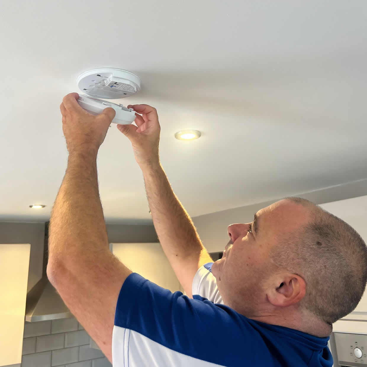 Professional smoke and heat alarm installation in Swinton